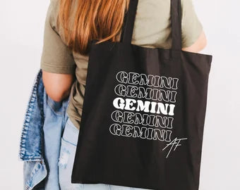 Zodiac Tote Bag, Astrology Gifts, Birthday Gifts, Horoscope Totes