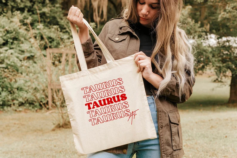 Zodiac Tote Bag, Astrology Gifts, Birthday Gifts, Horoscope Totes